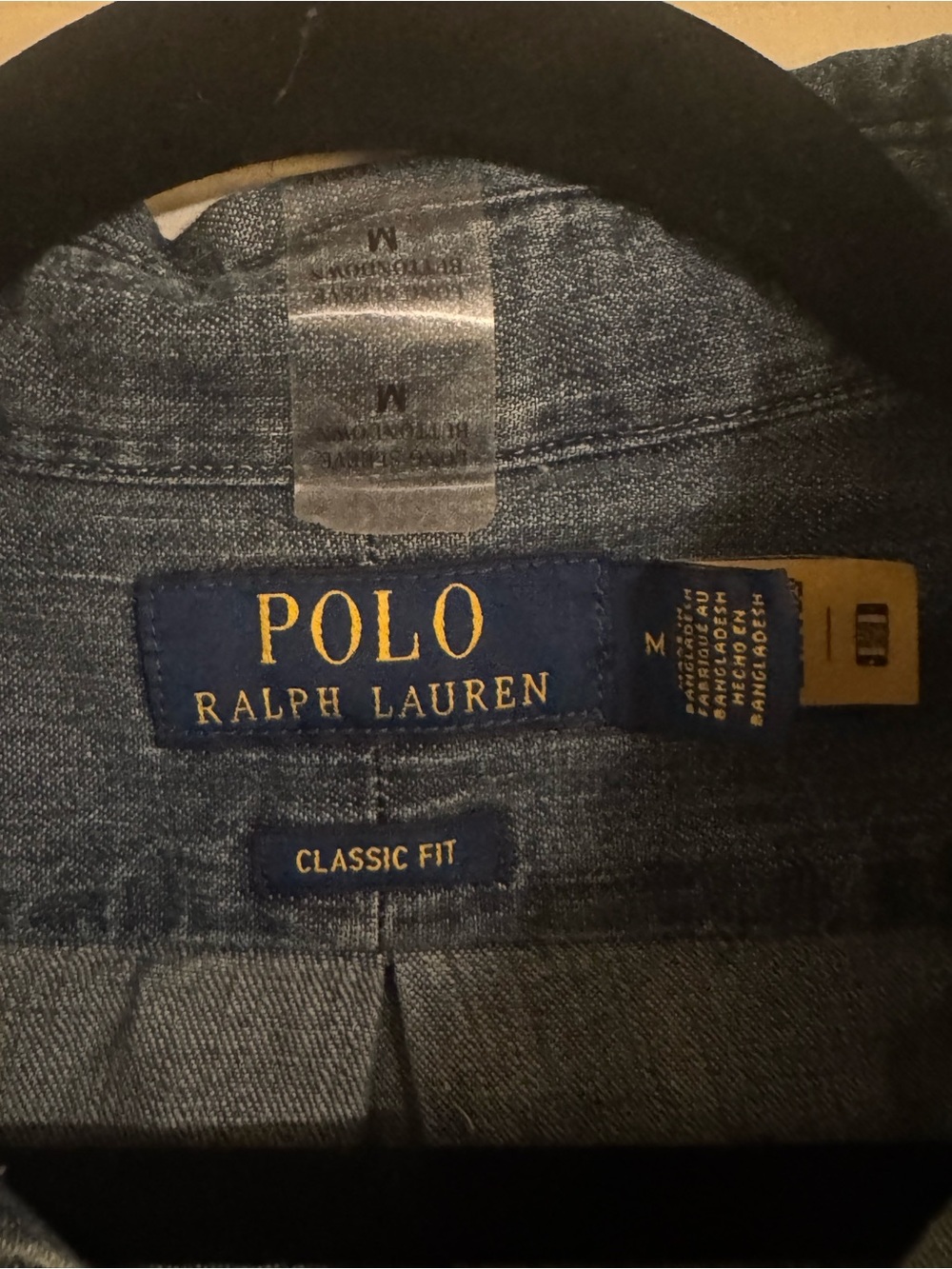 Polo by Ralph Lauren Indigo Denim Button-Down Shirt - Picture 3 of 4